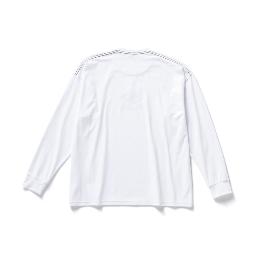 ルーズフィットTシャツ(長袖) ホワイト M