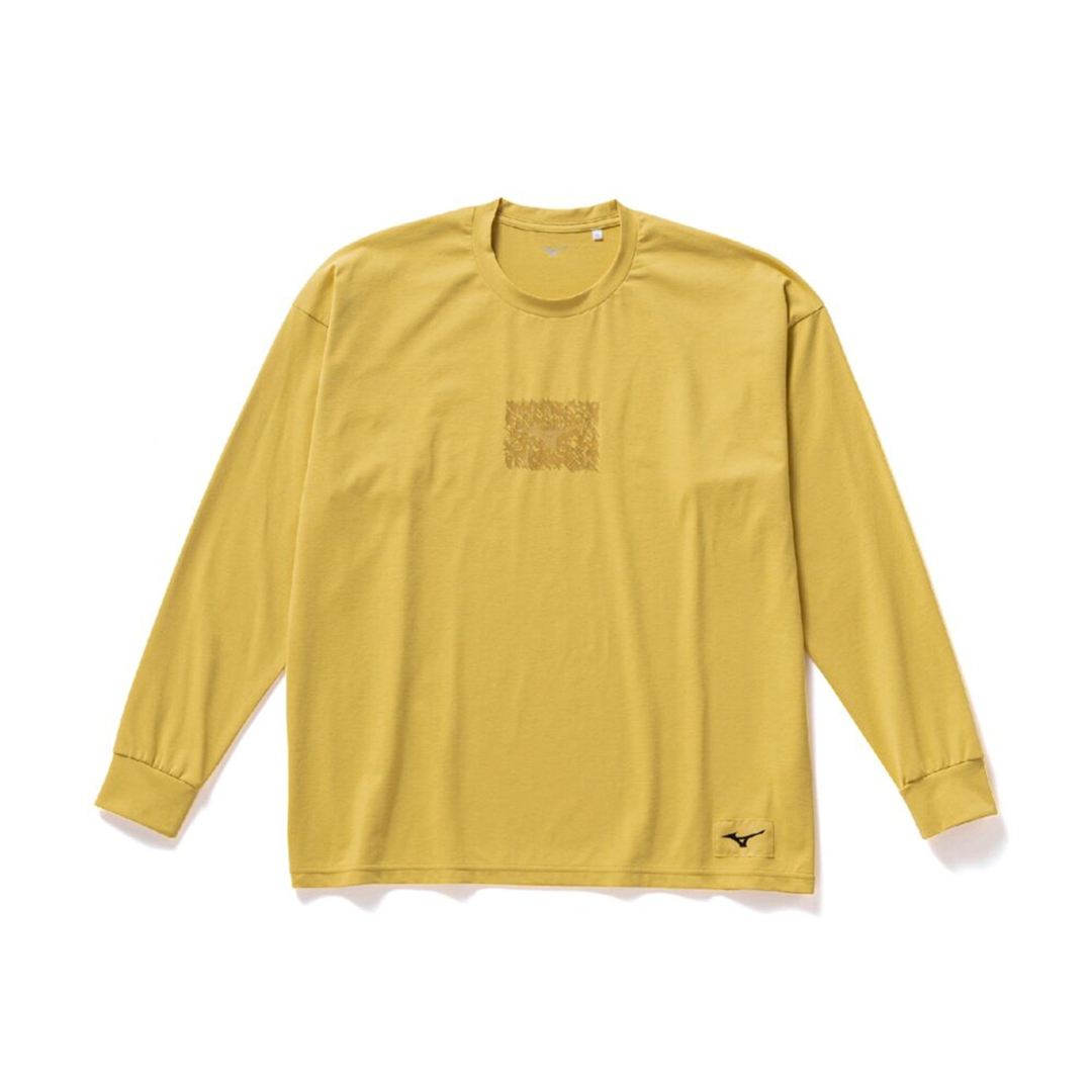ルーズフィットTシャツ(長袖) ミステッドイエロー M