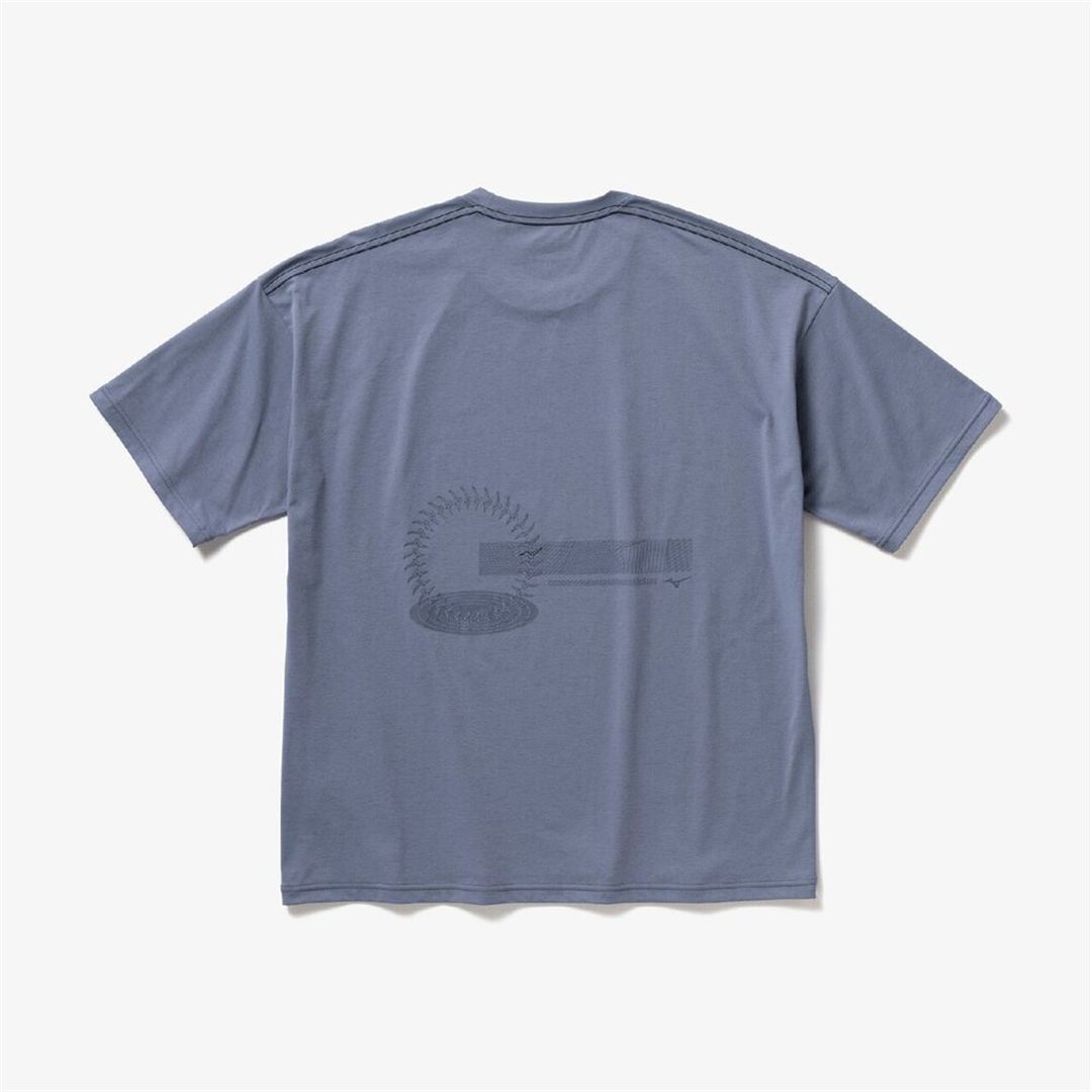 【ミズノ直営限定】ルーズフィットTシャツ ワイルドウインドブルー XS