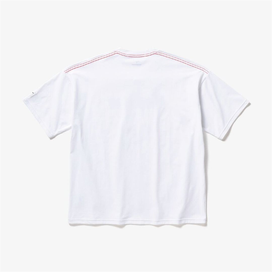 【ミズノ直営限定】ルーズフィットTシャツ ホワイト×トリコロール XS