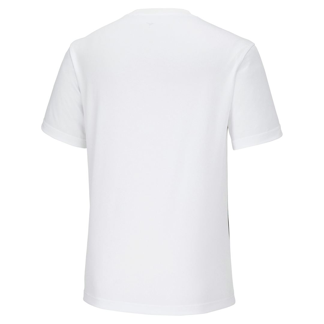 ナビドライTシャツ(半袖／切替) ホワイト×ブラック S
