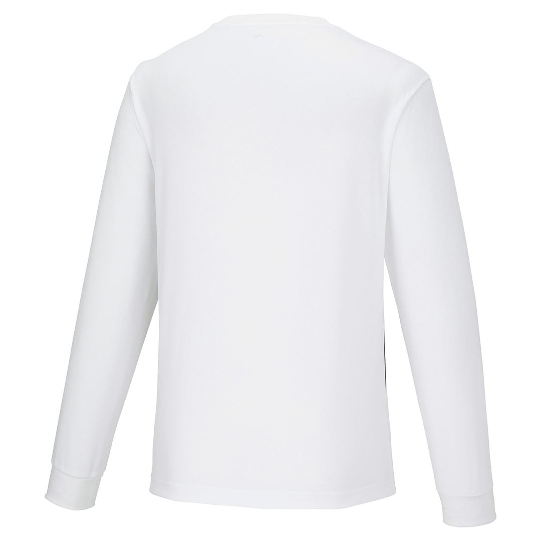 ナビドライTシャツ(長袖／切替) ホワイト×ブラック XL