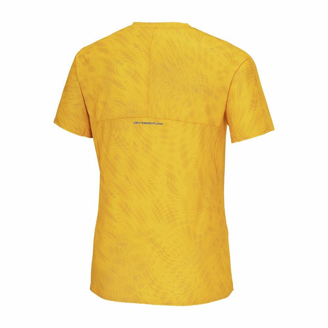 【汗処理／通気】ドライエアロフローTシャツ シトラスイエロー S
