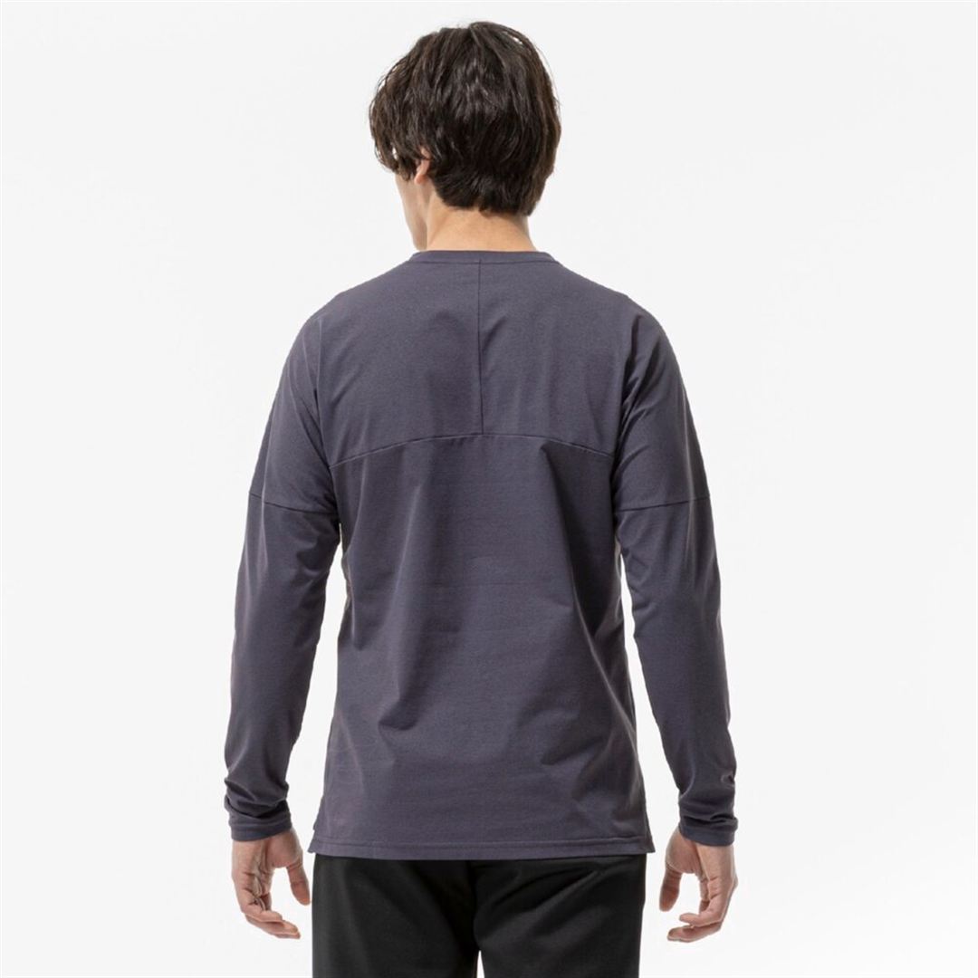 ソフトドライTシャツ(長袖) オデッセイグレー XL