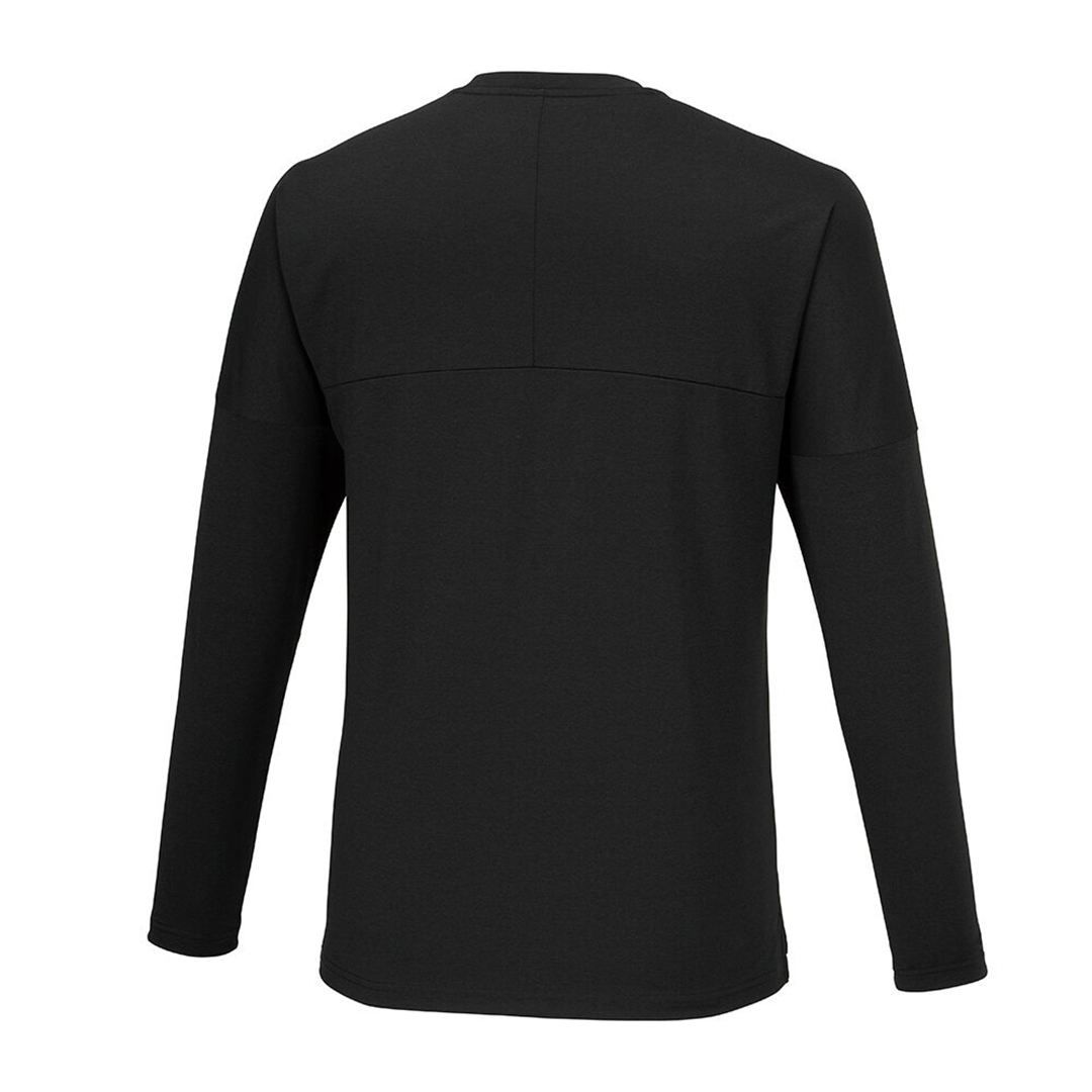 ソフトドライTシャツ(長袖) ブラック XL