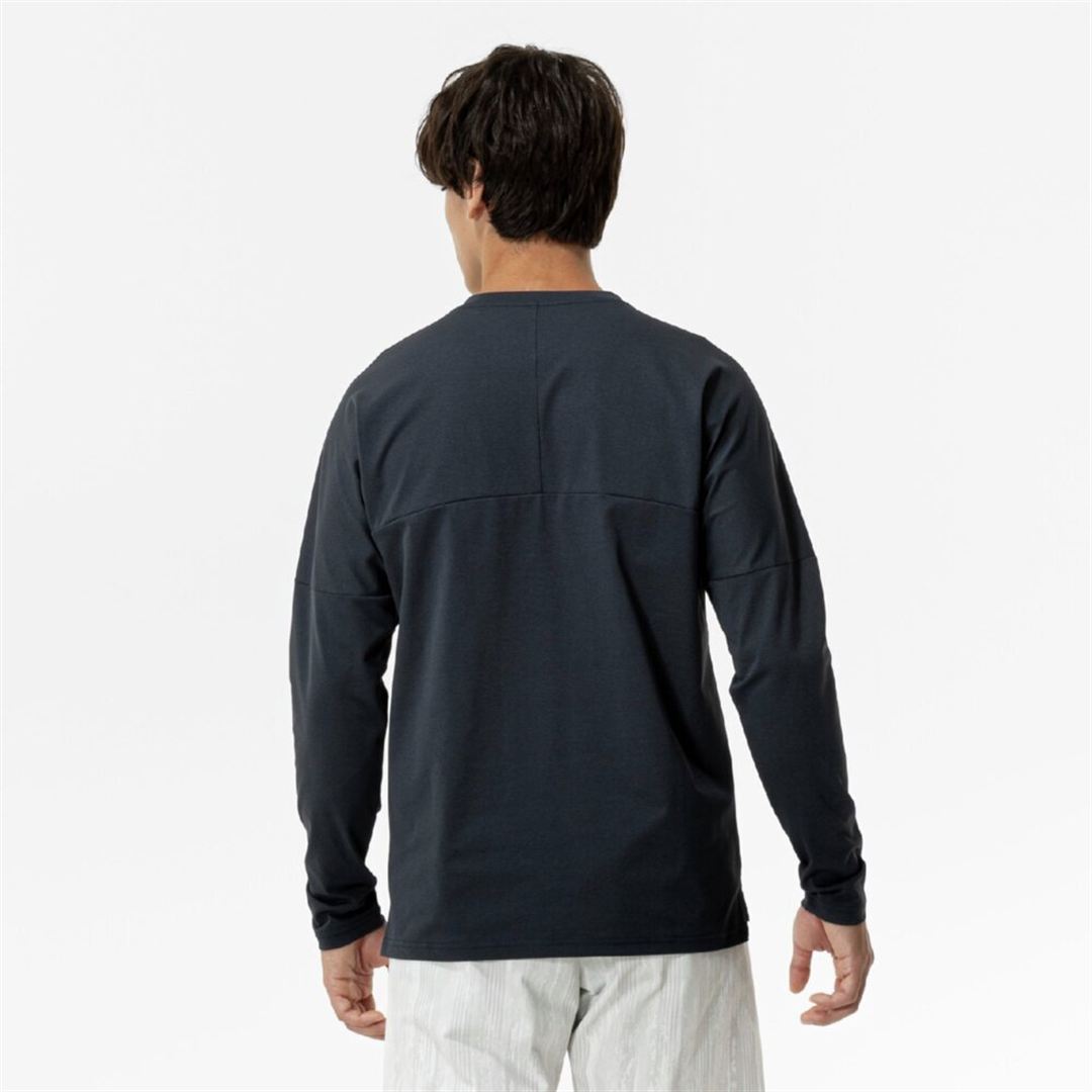 ソフトドライTシャツ(長袖) ダークネイビー XL