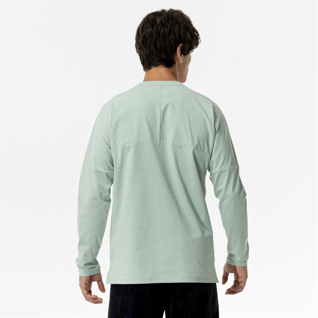 ソフトドライTシャツ(長袖) フロスティグリーン XL