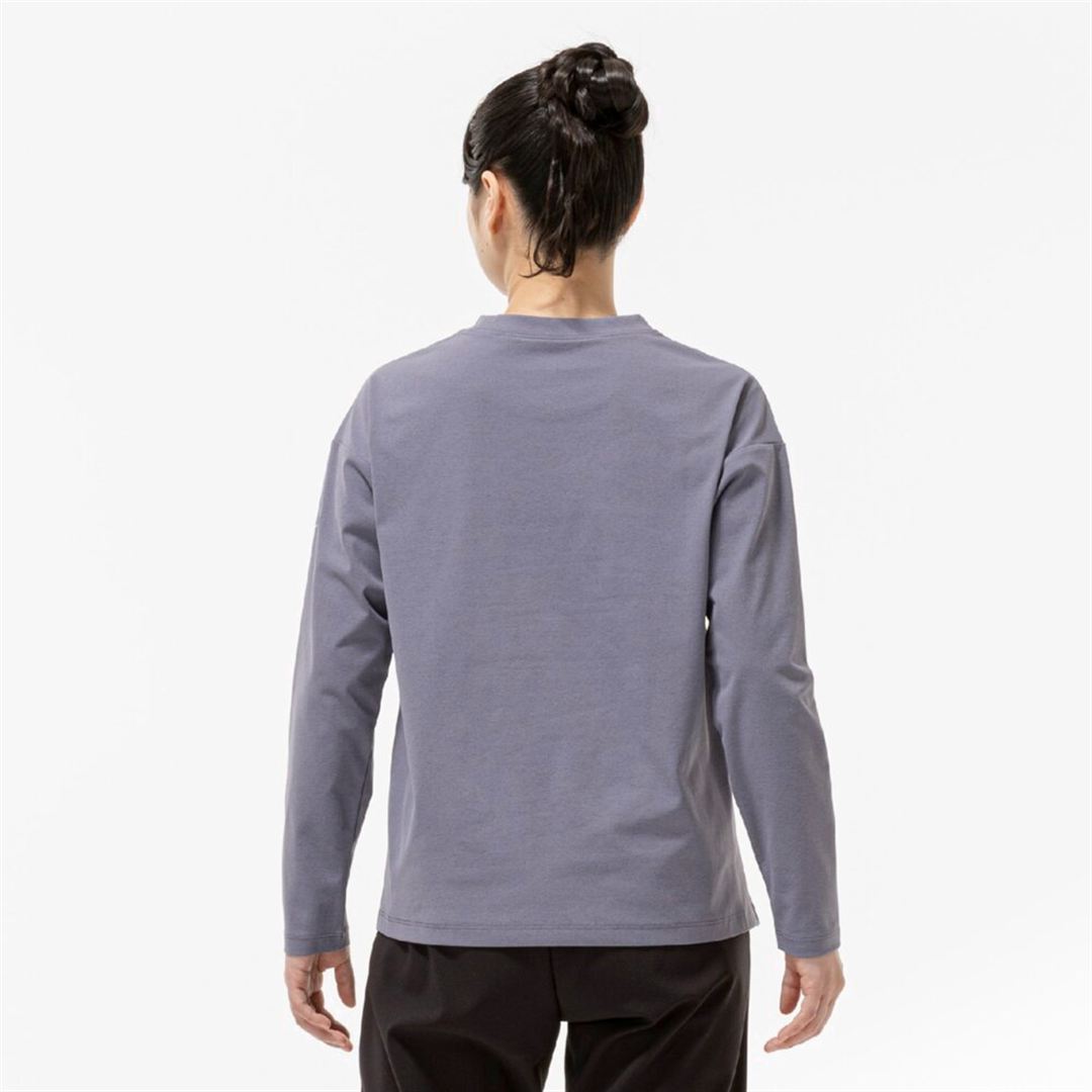 ソフトドライTシャツ(長袖) グラナイトグレー XL