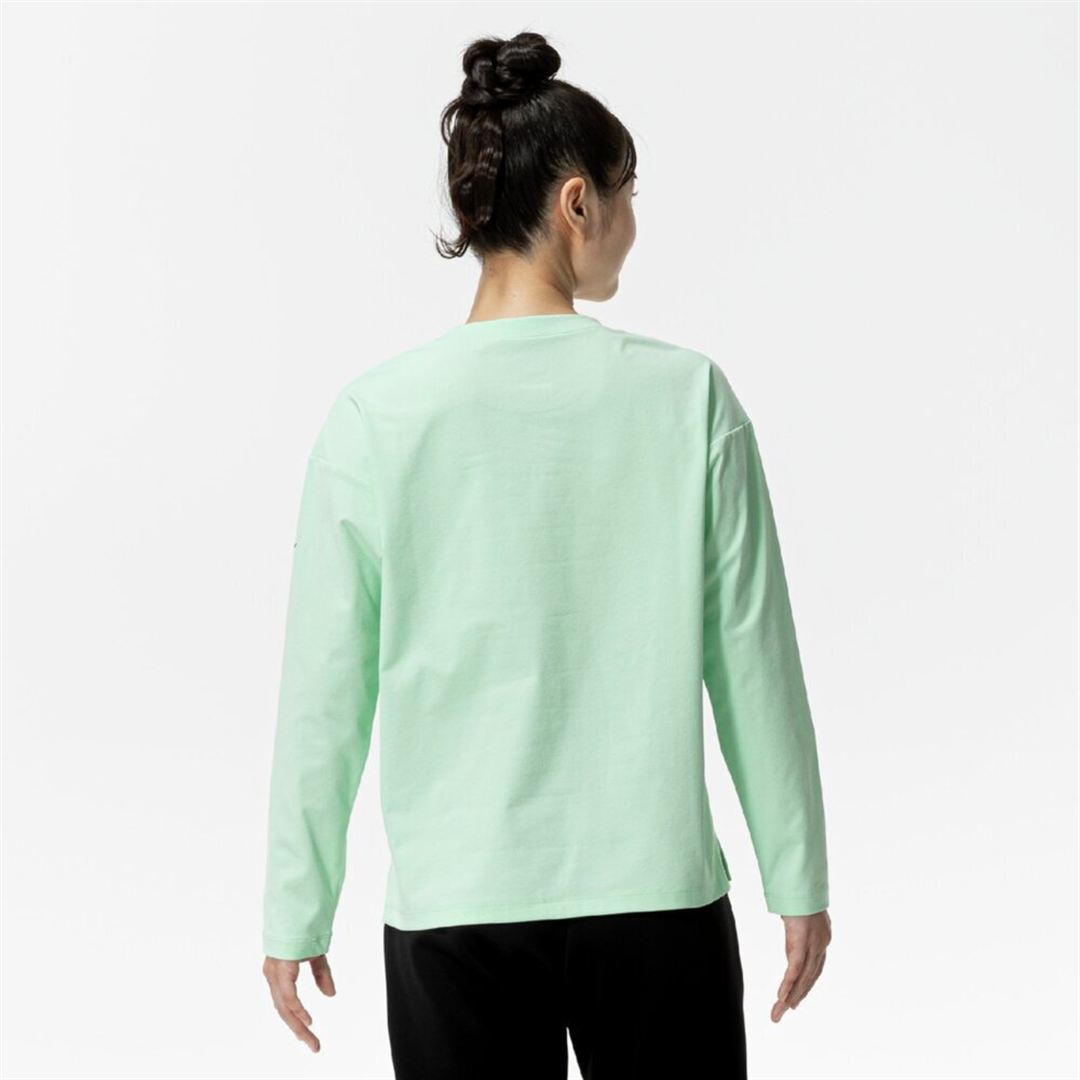 ソフトドライTシャツ(長袖) アクアグリーン XL