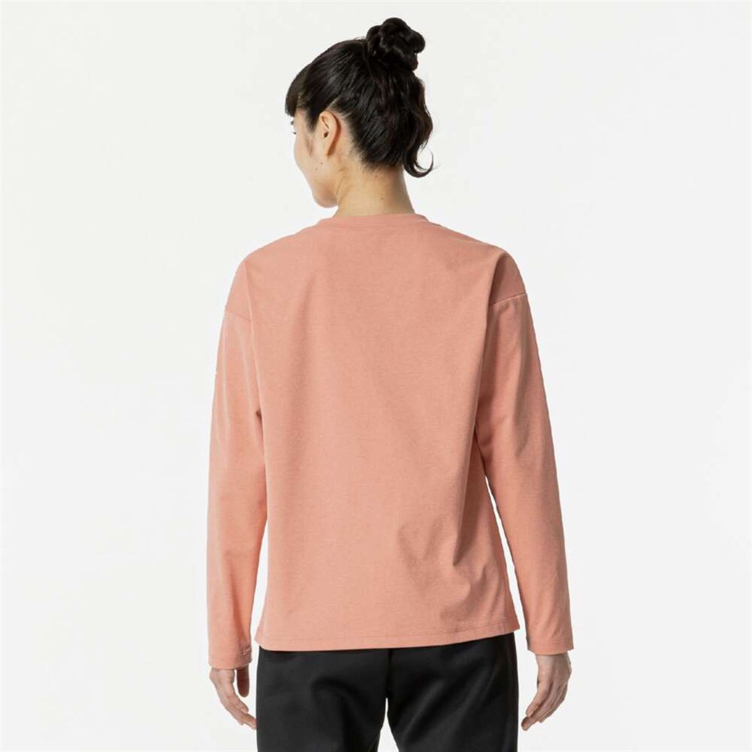 ソフトドライTシャツ(長袖) テラコッタオレンジ XL
