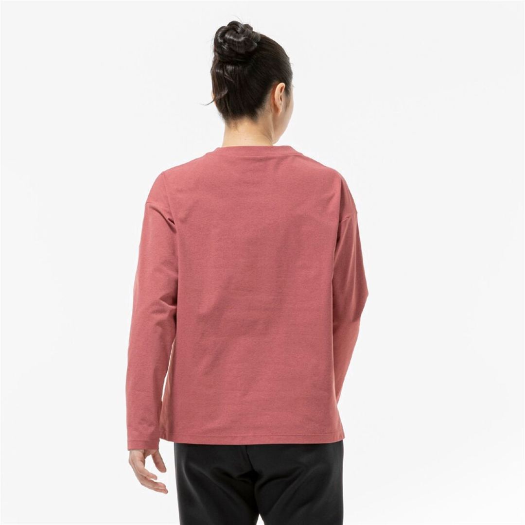 ソフトドライTシャツ(長袖) モーブピンク XL