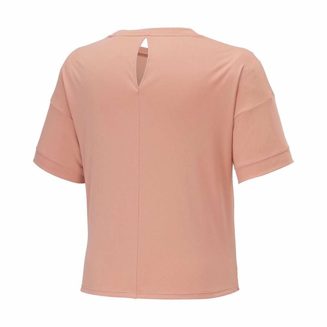 ストレッチスムースTシャツ コーラルピンク S