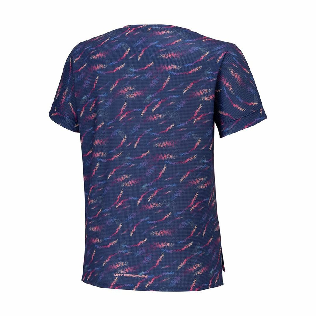【汗処理／通気】ドライエアロフローTシャツ メディーバルブルー S