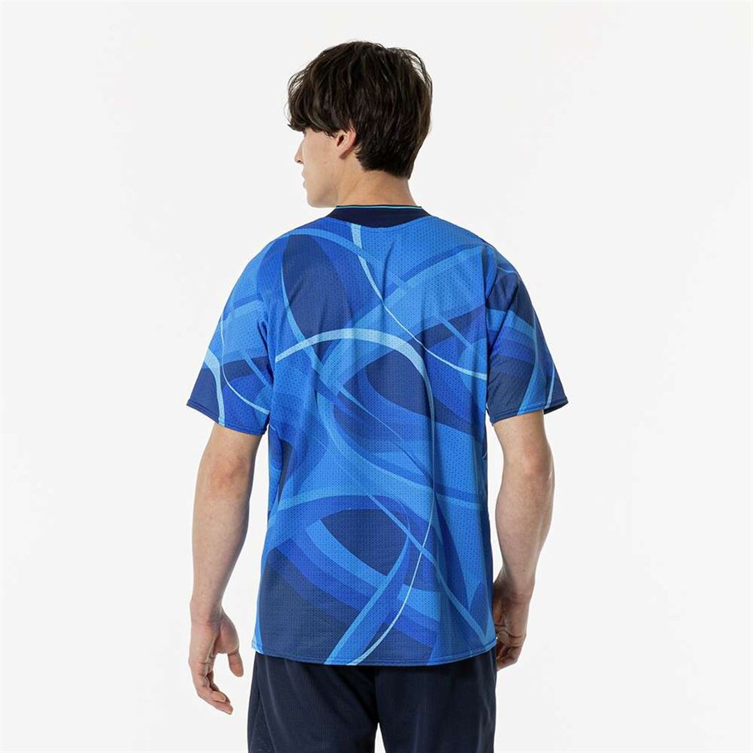 【汗処理／通気】ドライエアロフローラピッドTシャツ ディレクトワールブルー XS