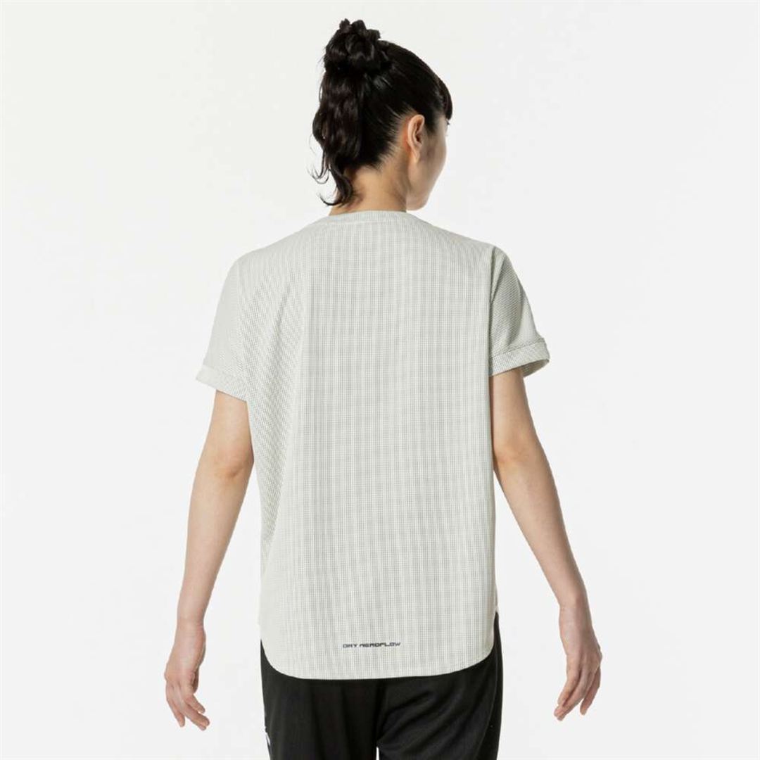 【汗処理／通気】ドライエアロフローTシャツ オフホワイト S