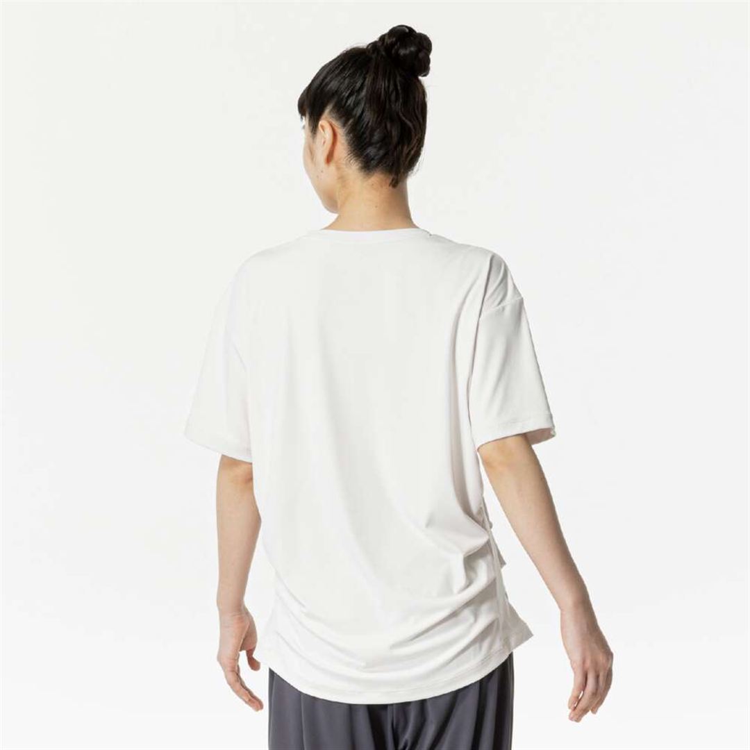 ストレッチスムースTシャツ ホワイトサンド S