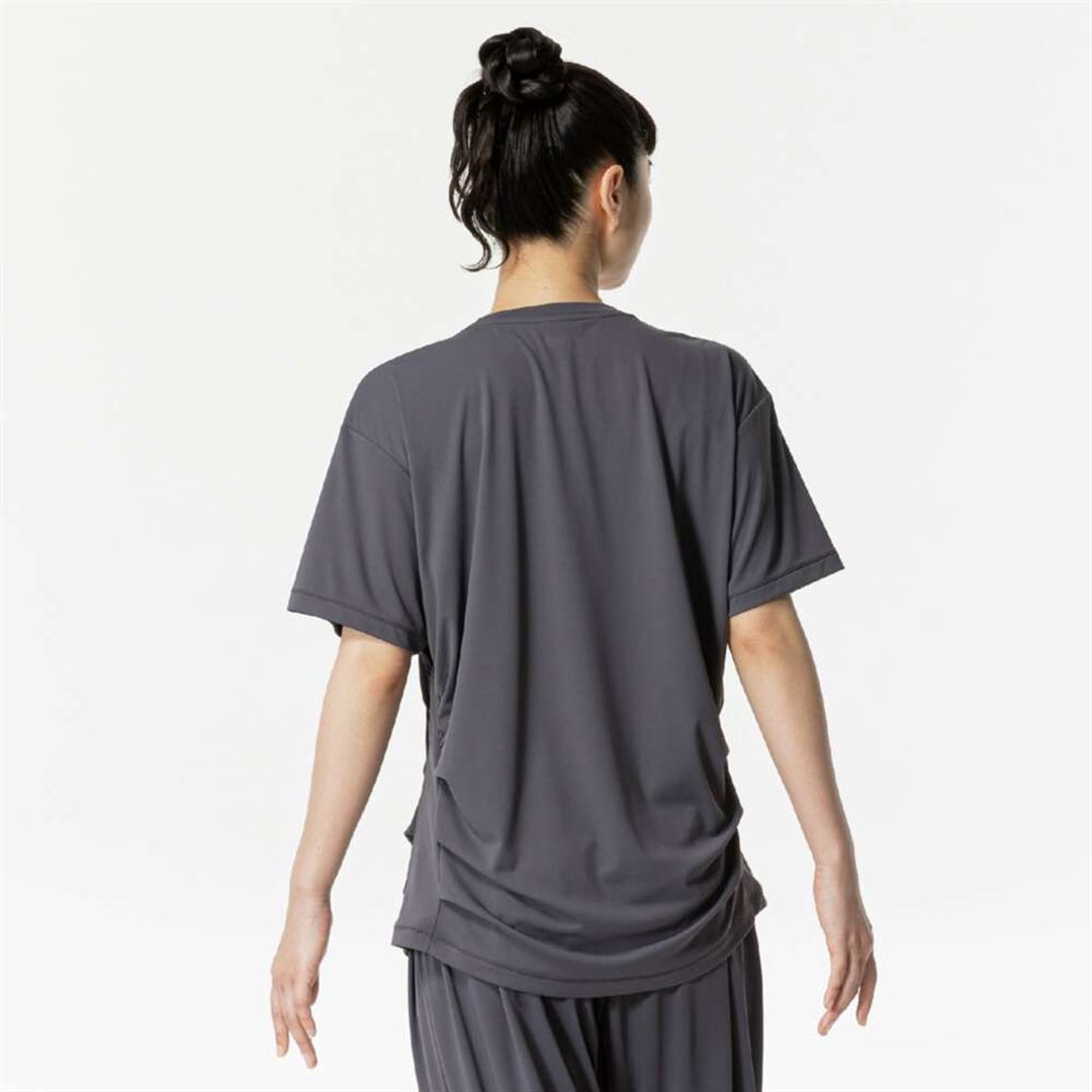 ストレッチスムースTシャツ ダークグレー S