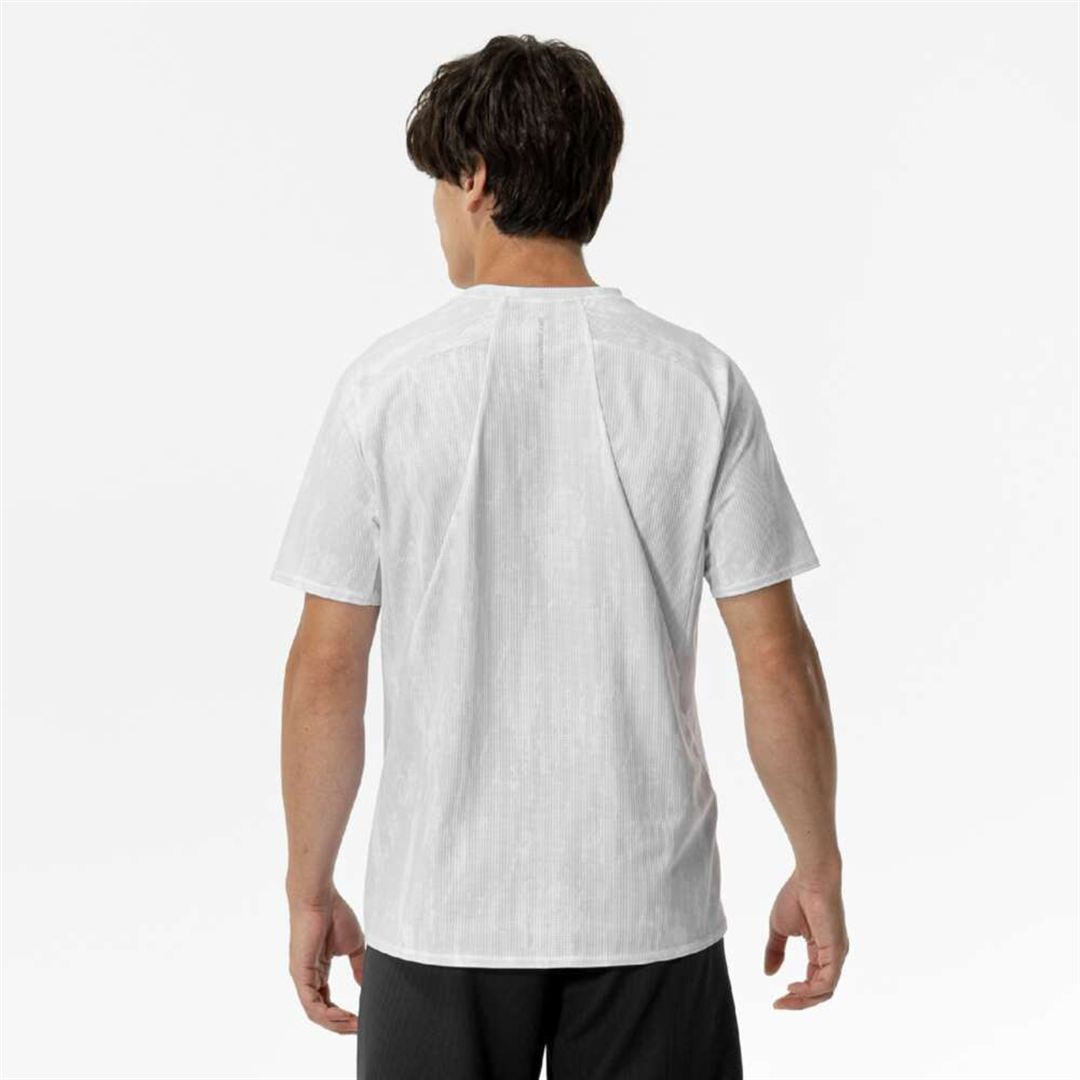 【汗処理／通気】ドライエアロフローTシャツ ホワイト S
