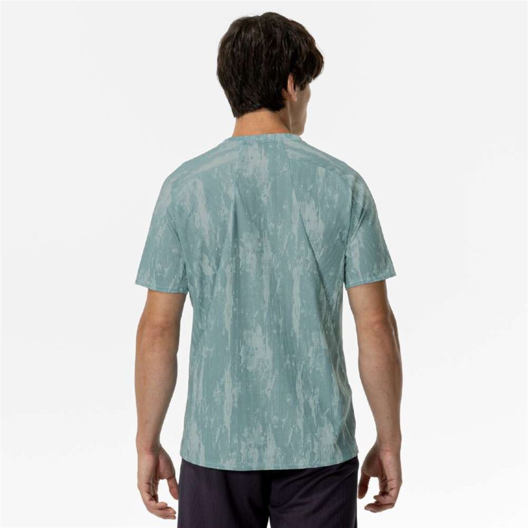 【汗処理／通気】ドライエアロフローTシャツ シトラスグリーン S