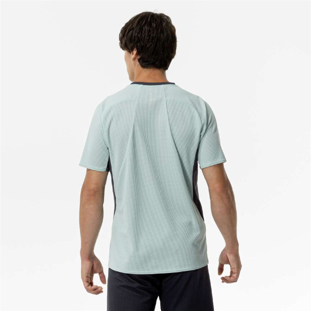 【汗処理／通気】ドライエアロフローTシャツ シトラスグリーン S