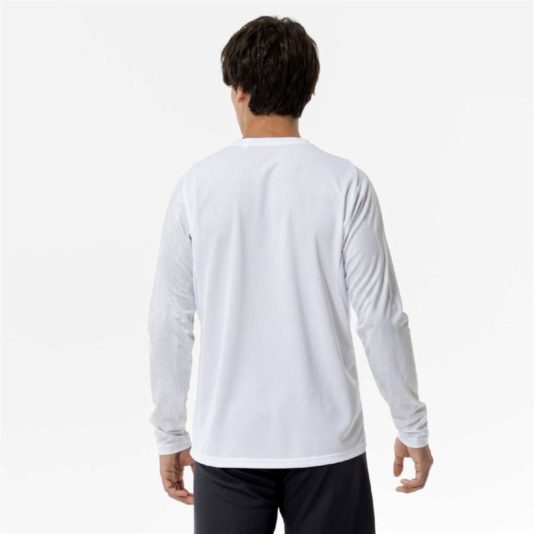 クイックドライTシャツ(長袖) ホワイト S