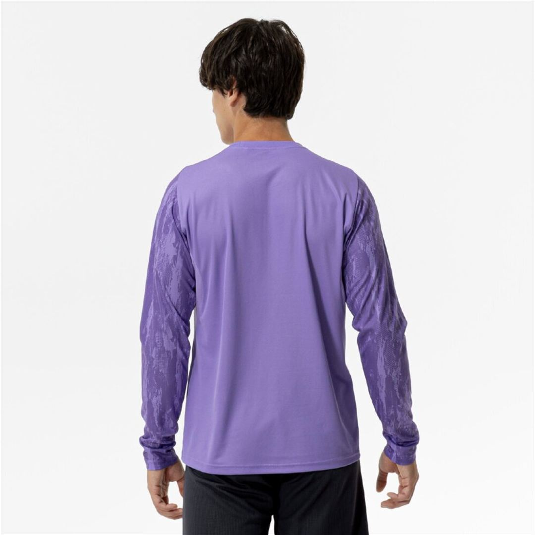 クイックドライTシャツ(長袖) ペイズリーパープル XL