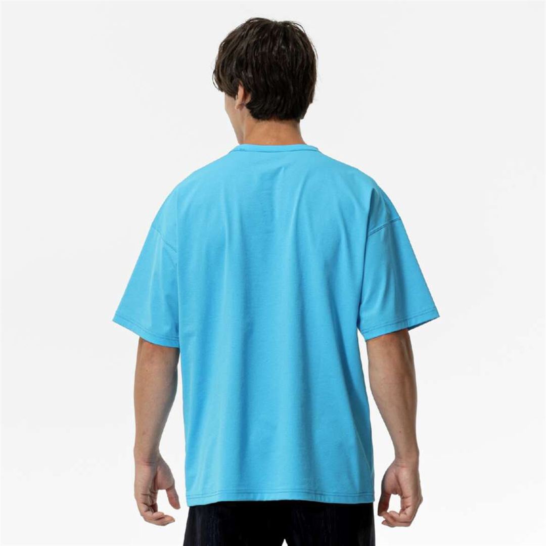ソフトドライTシャツ(ワイドシルエット) ブルー S