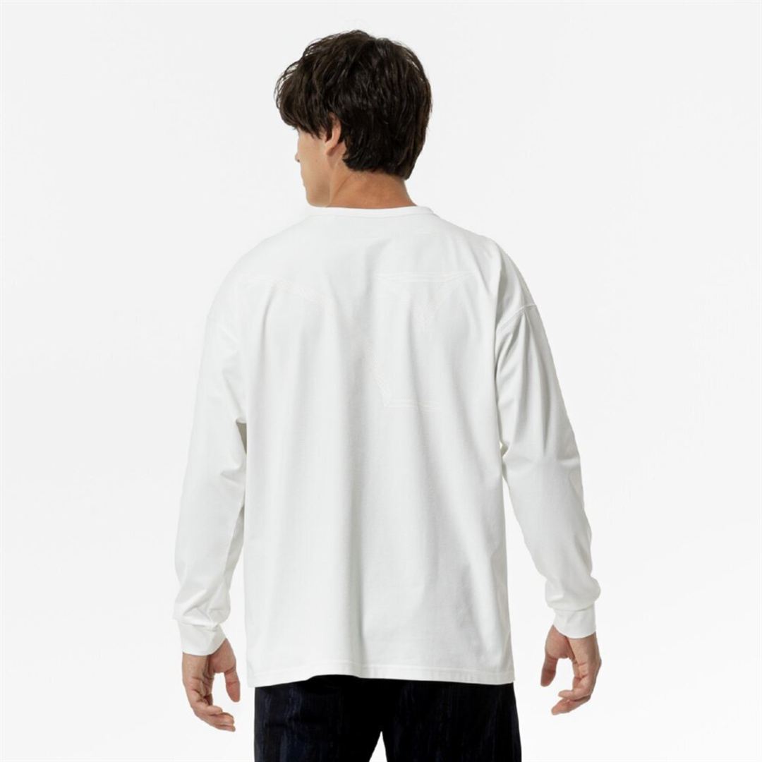 ソフトドライTシャツ(長袖) スノーホワイト XL