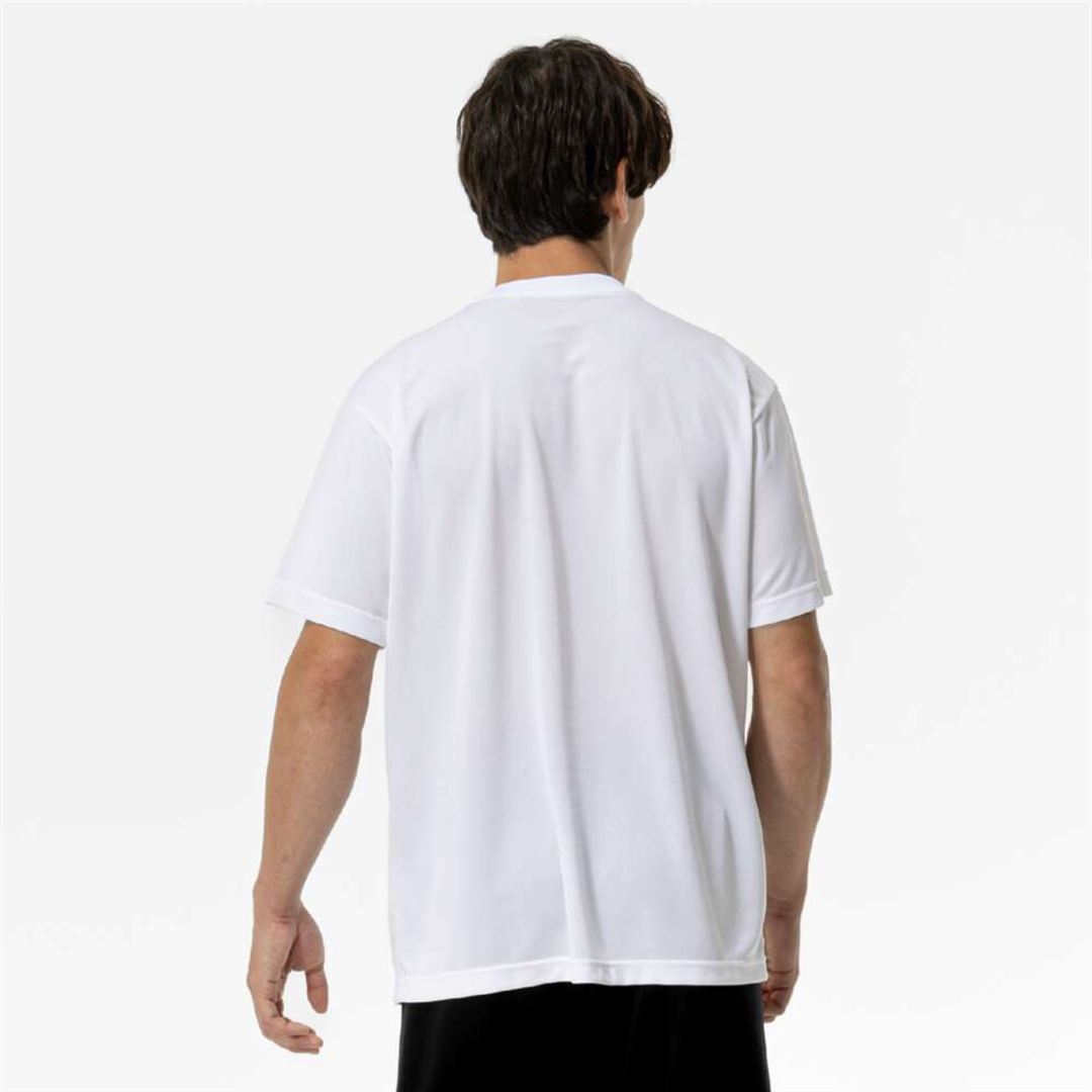 ナビドライTシャツ(半袖／丸首) ホワイト×ブラック S