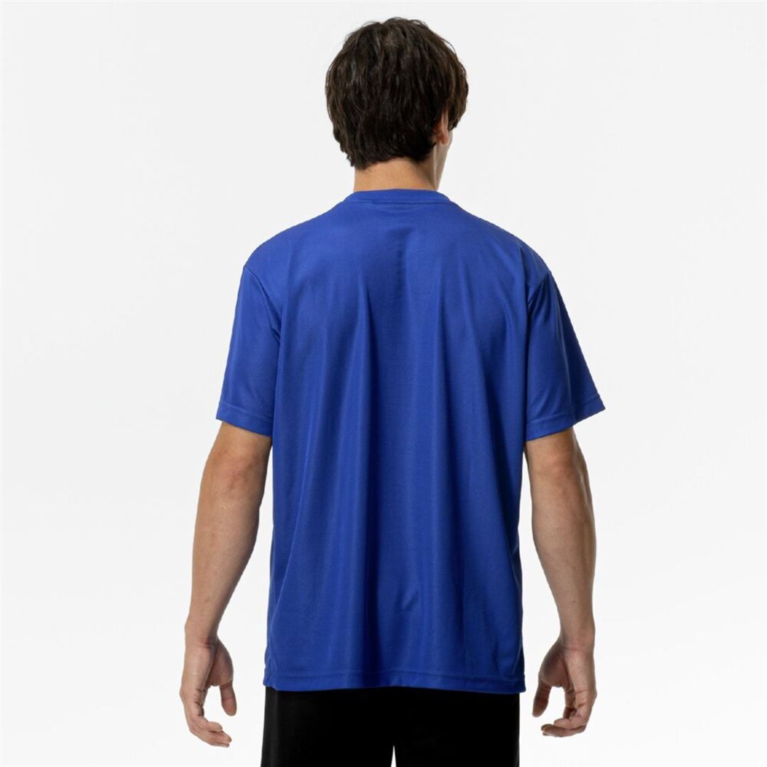 ナビドライTシャツ(半袖／丸首) サーフブルー×ホワイト XL