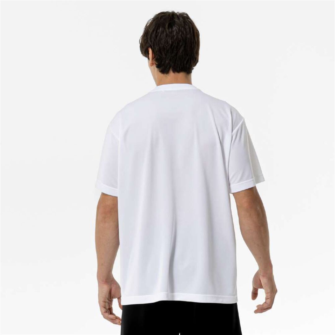 ナビドライTシャツ(半袖／丸首) ホワイト×ホワイト XL
