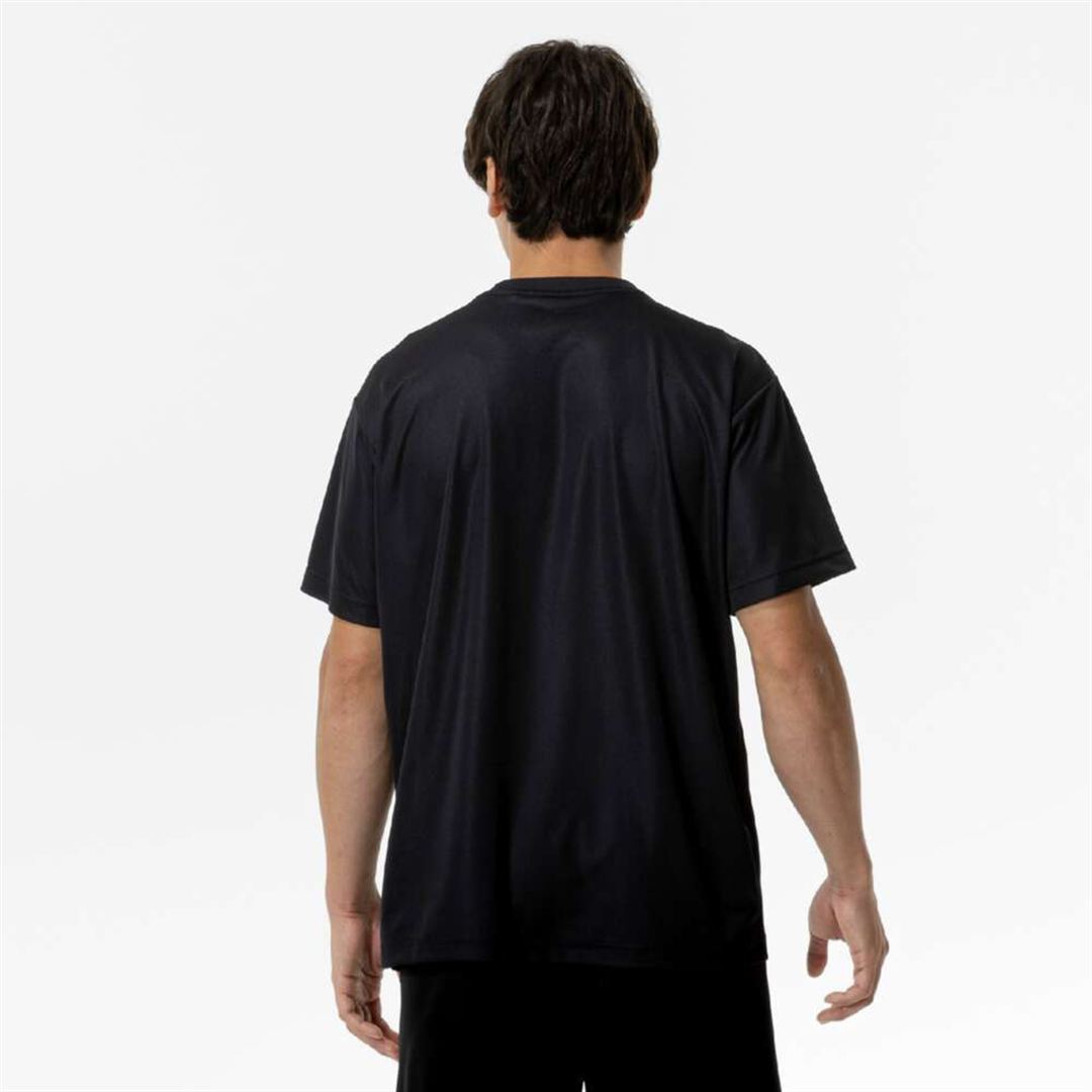 ナビドライTシャツ(半袖／丸首) ブラック×ゴールド XL