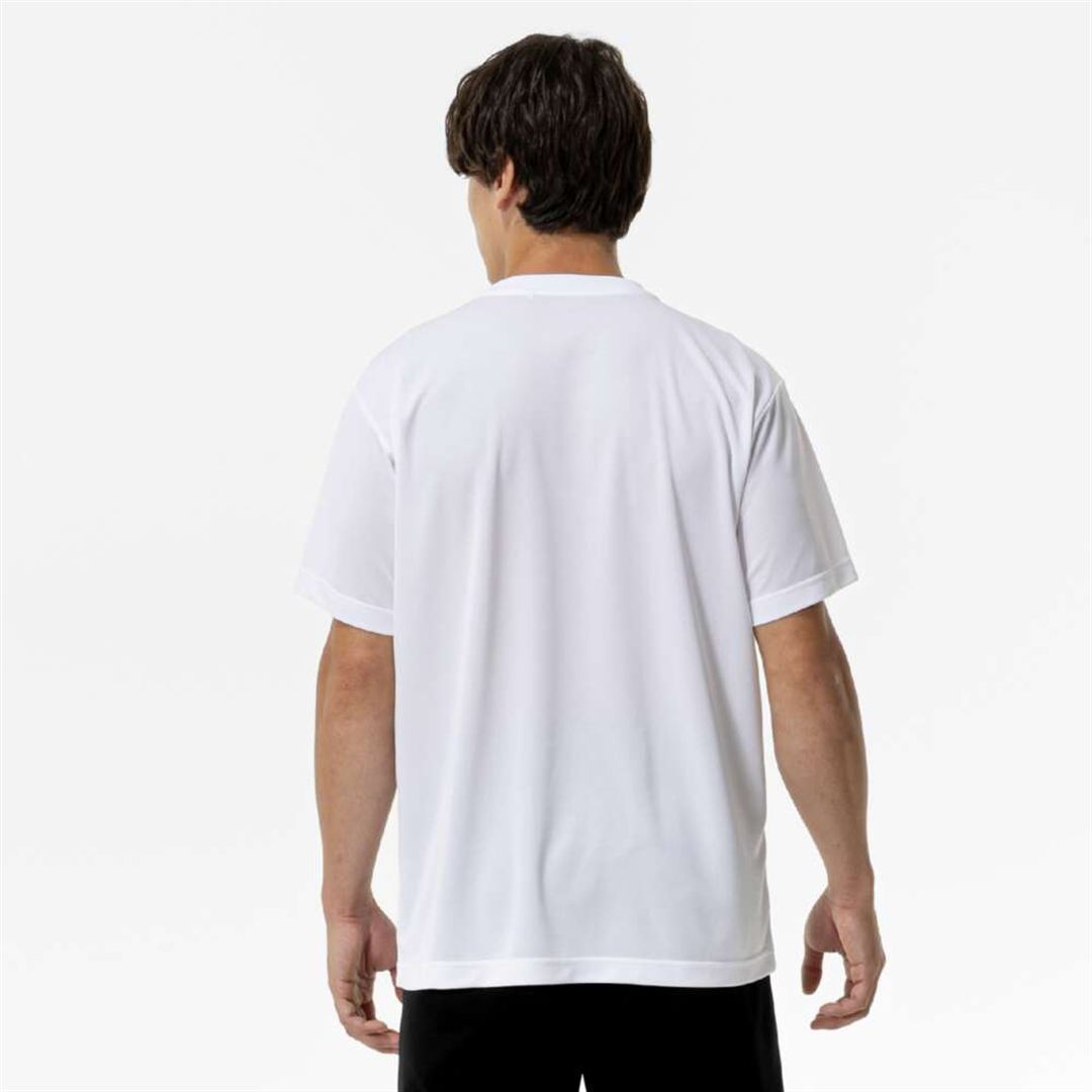 ナビドライTシャツ(半袖／Vネック) ホワイト×ブラック XL