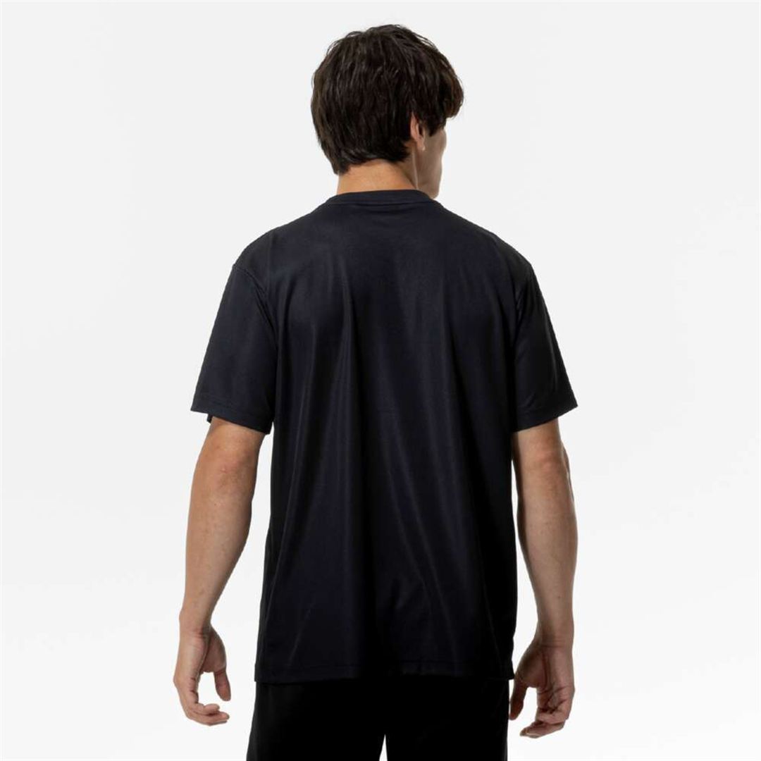 ナビドライTシャツ(半袖／Vネック) ブラック×ゴールド XL