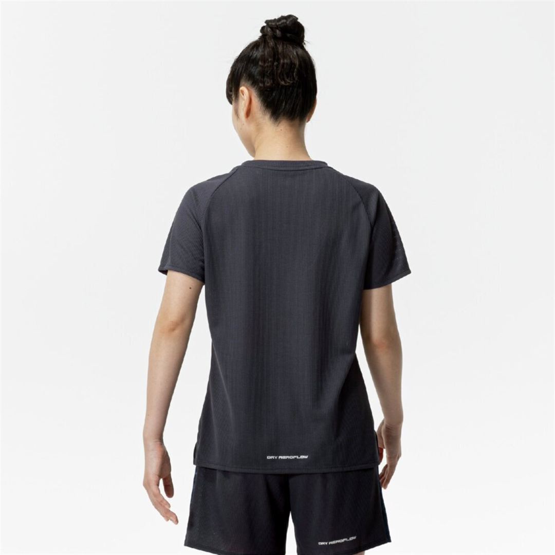 【汗処理／通気】ドライエアロフローTシャツ インディアグレー S