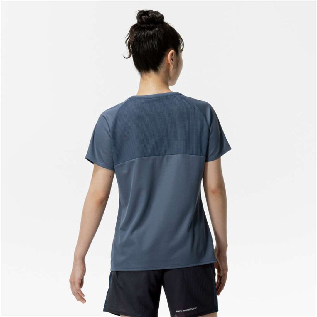 クイックドライTシャツ インディゴ S