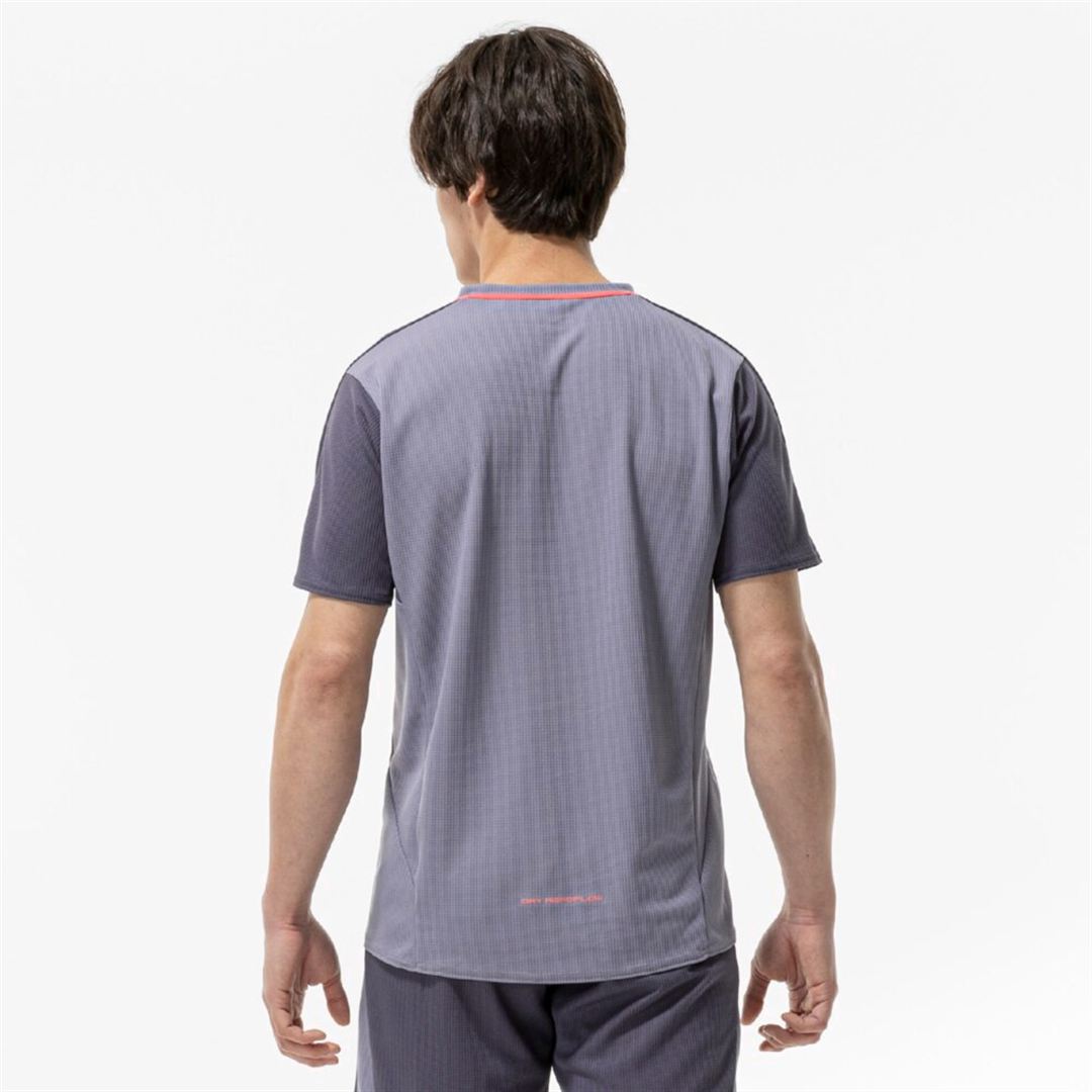 【汗処理／通気】ドライエアロフローTシャツ グラナイトグレー XL