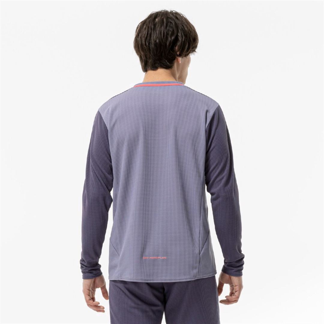 【汗処理／通気】ドライエアロフローTシャツ(長袖) グラナイトグレー XL