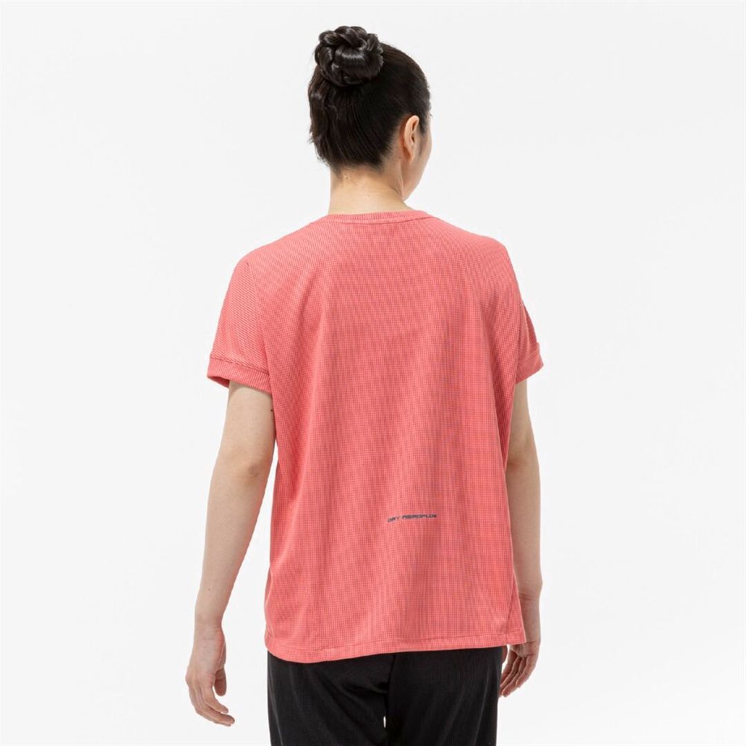 【汗処理／通気】ドライエアロフローTシャツ(ワイドシルエット) カリプソピンク XL
