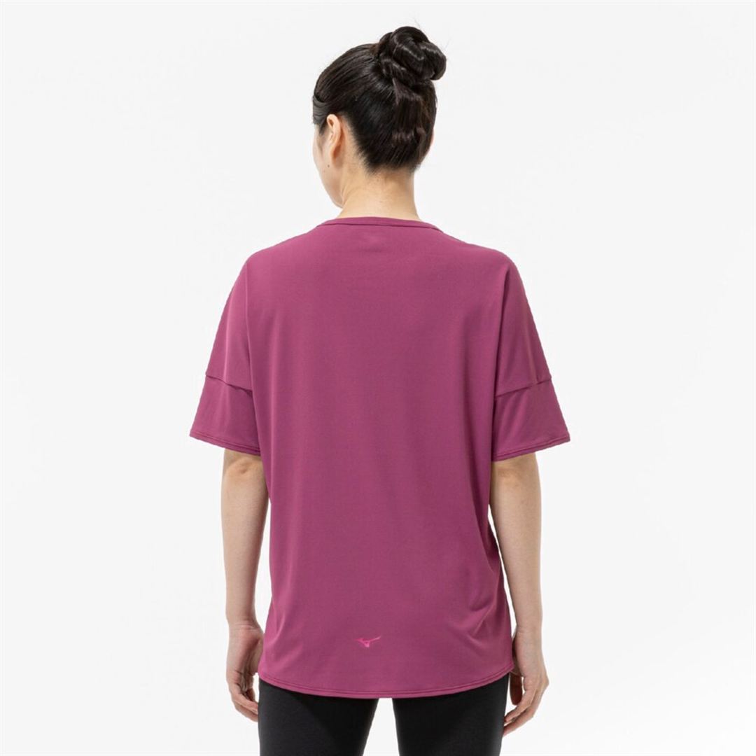 ストレッチスムースTシャツ カシスピンク XL