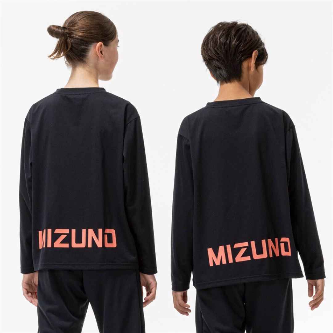 【抗菌防臭／防汚】GACHI Tシャツ(長袖) ブラック 120
