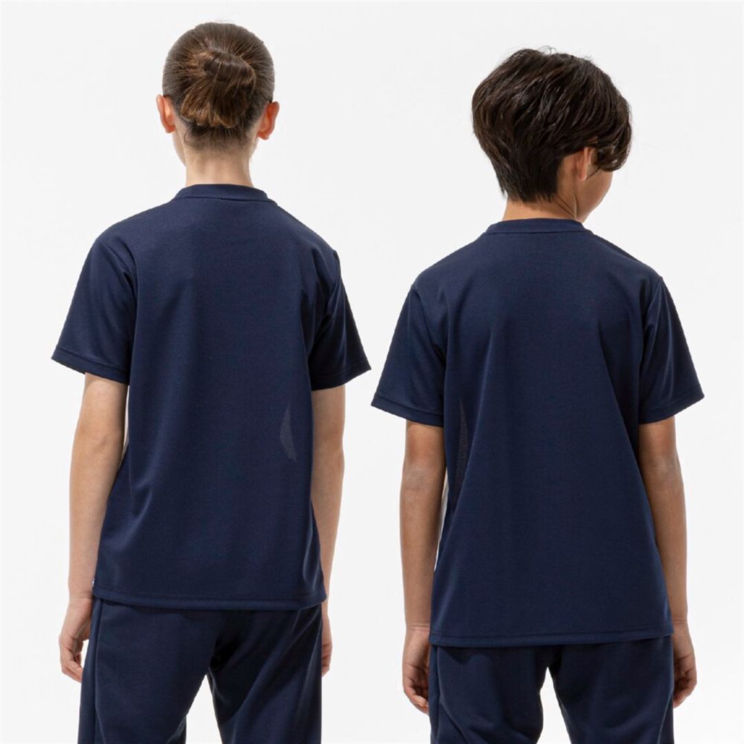 【抗菌防臭／防汚】GACHI Tシャツ ドレスネイビー 120