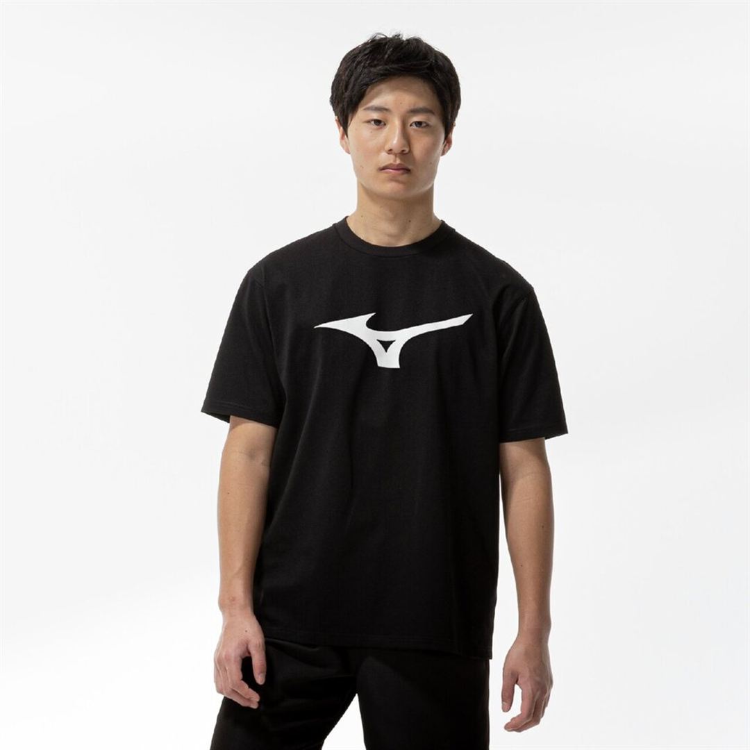 【ミズノ直営限定】THE MZ TEE ビッグロゴTシャツ ブラック XL
