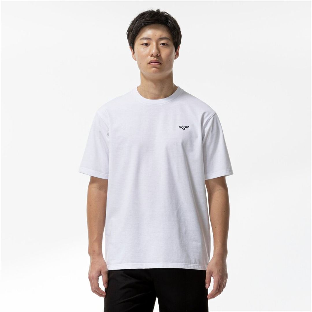 【ミズノ直営限定】THE MZ TEE ワンポイントロゴTシャツ ホワイト XL