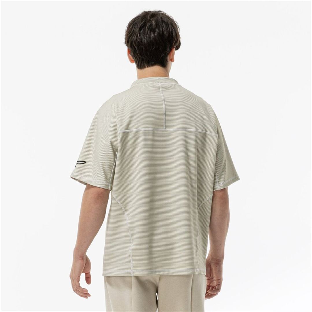 ストレッチボーダーTシャツ シルバーバーチ XS