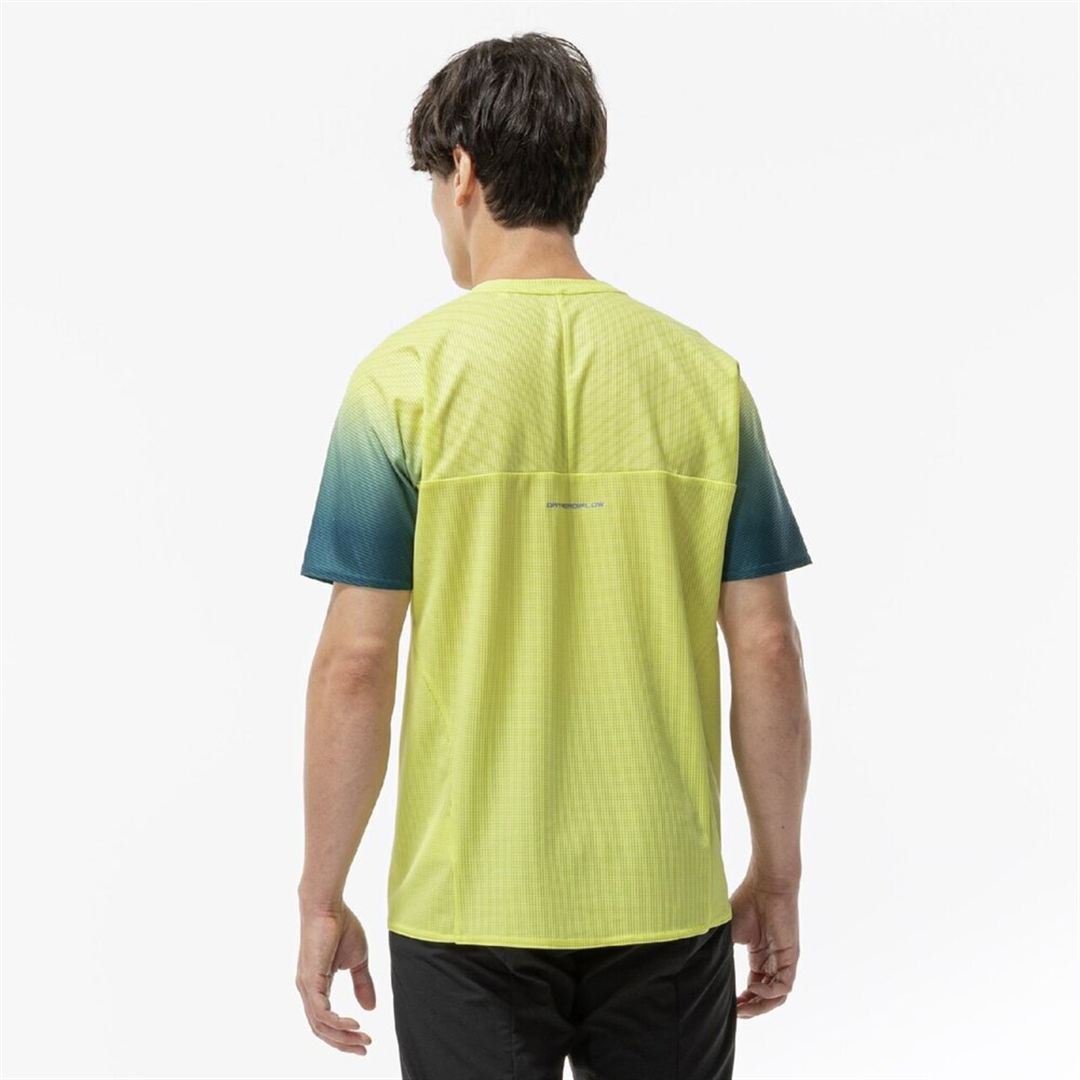 【汗処理／通気】ドライエアロフローTシャツ フォーチューンイエロー M