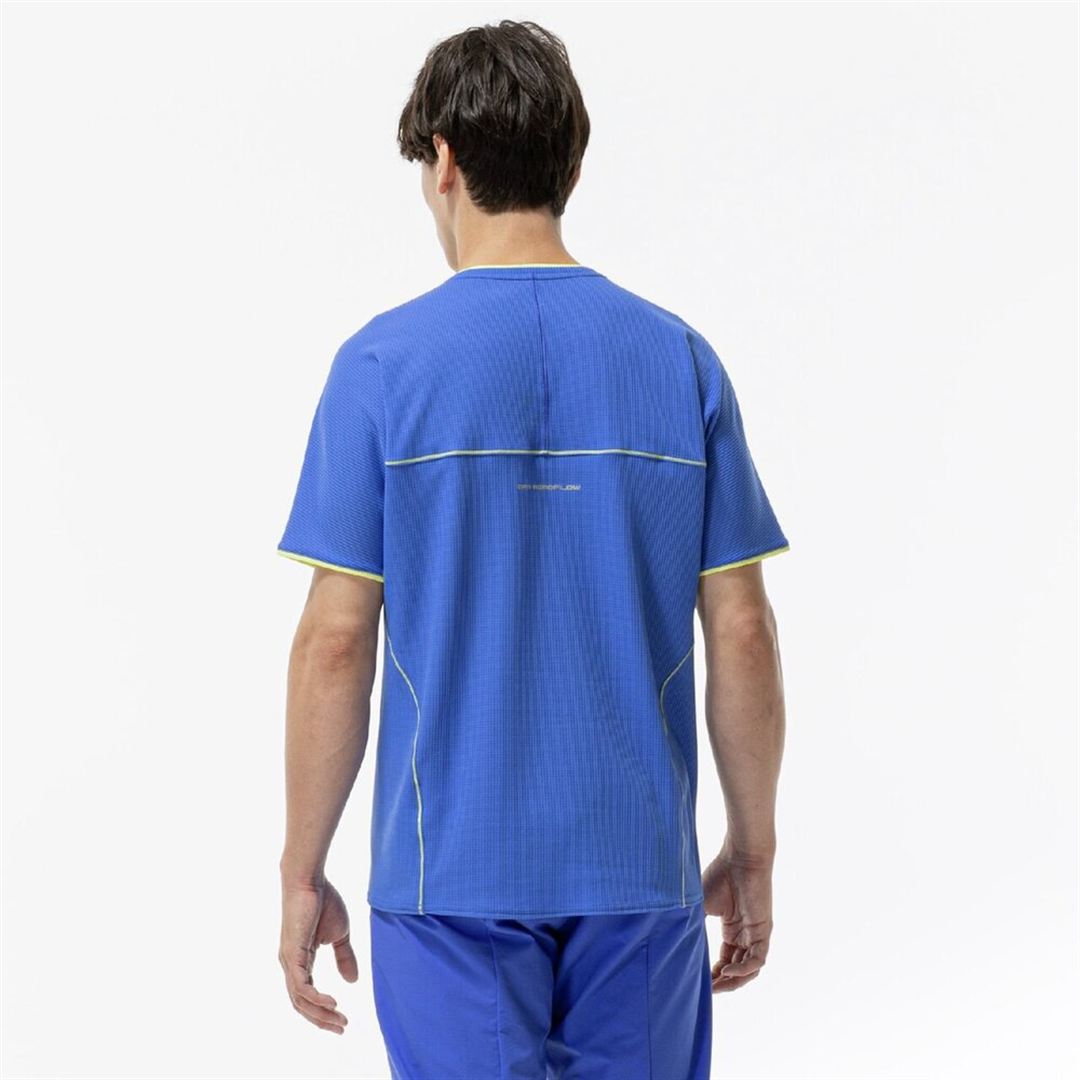 【汗処理／通気】ドライエアロフローTシャツ ダズリングブルー XL