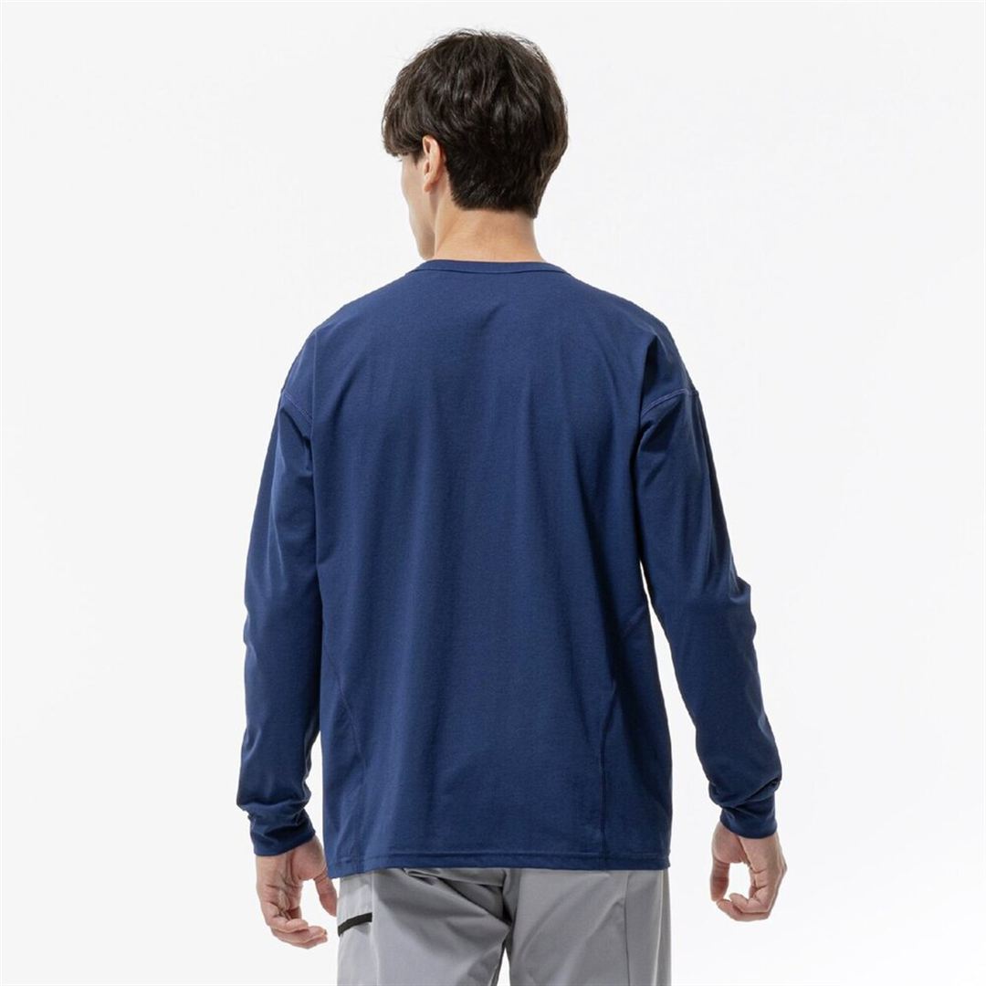 ストレッチソフトドライTシャツ(長袖) エステートブルー XL