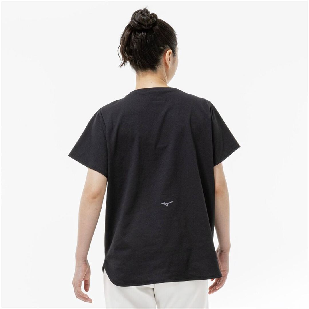 ストレッチソフトドライTシャツ(ワイドシルエット) ブラック S