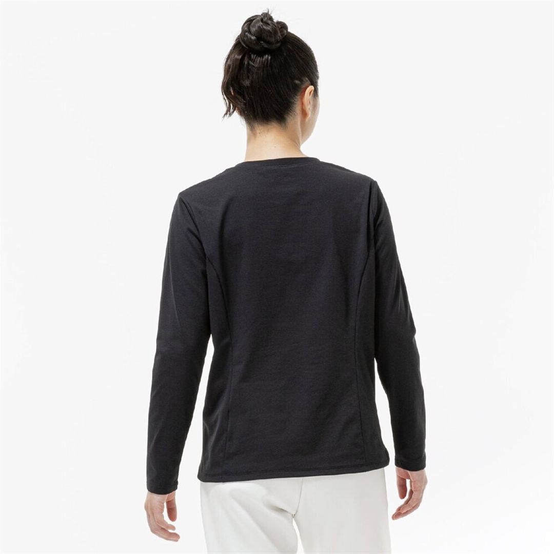 ストレッチソフトドライTシャツ(長袖) ブラック XL